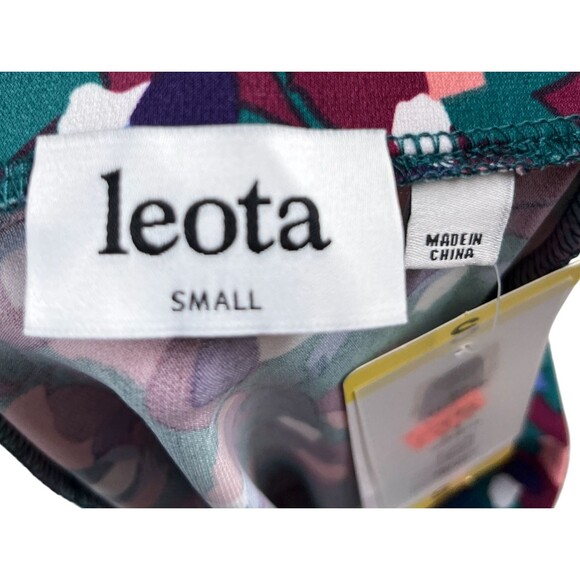 Leota Skirt Women's Size Small Cascade Teal Multicolor Floral NEW NWT - Picture 3 of 4